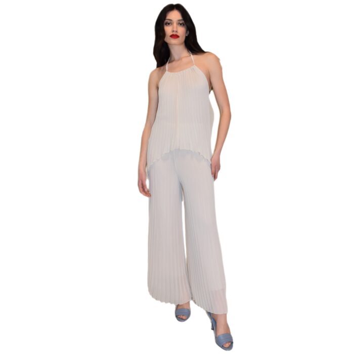 Tuta in chiffon plissè ANITIE'