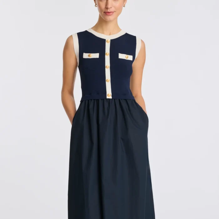 Abito in maglia e cotone WEILL