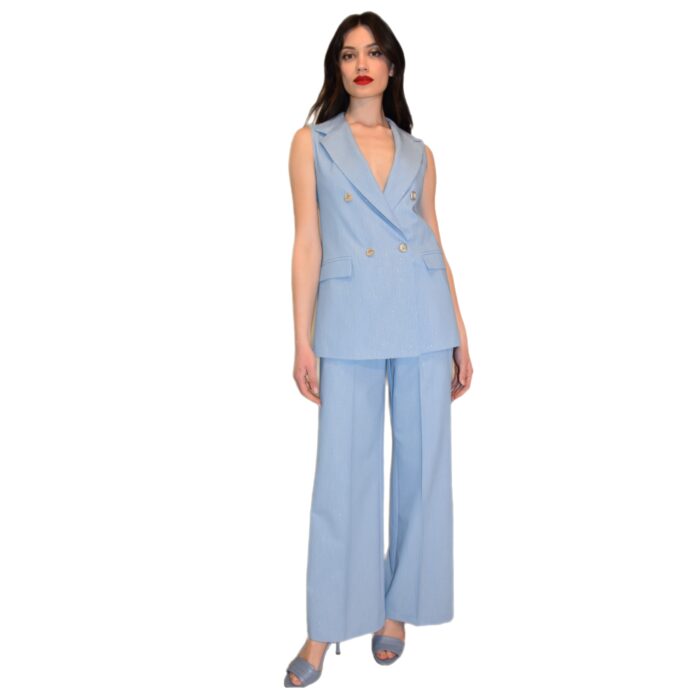 Giacca senza maniche con filo lurex LAFTY LIE