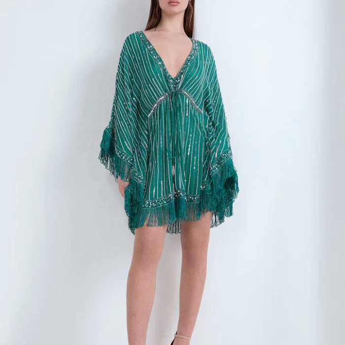 Caftano gioiello ricamato a mano ODI ET AMO