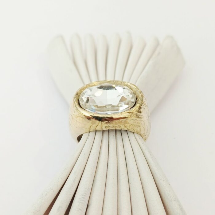 Anello Montecarlo con cristalli (Swar.) ALEVA’ BIJOUX