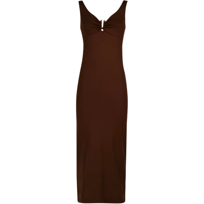 Abito midi in microfibra con dettaglio cut-out  FISICO