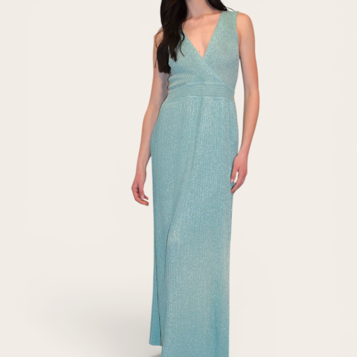 Abito lungo in filo lurex PHO