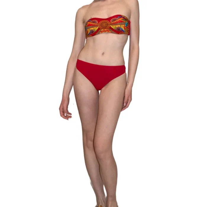 Costume bikini fascia senza ferretto stampa Rio de Janeiro GIADAMARINA