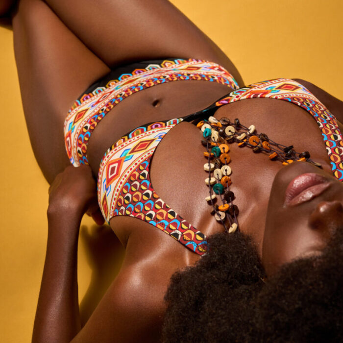 Costume bikini fantasia tribale senza ferretto GIADAMARINA