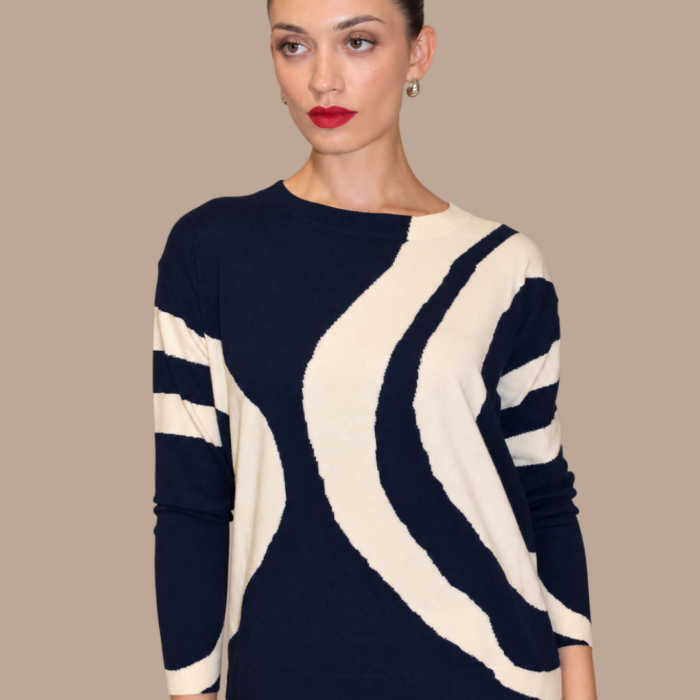 Maglia jacquard Z.O.E.