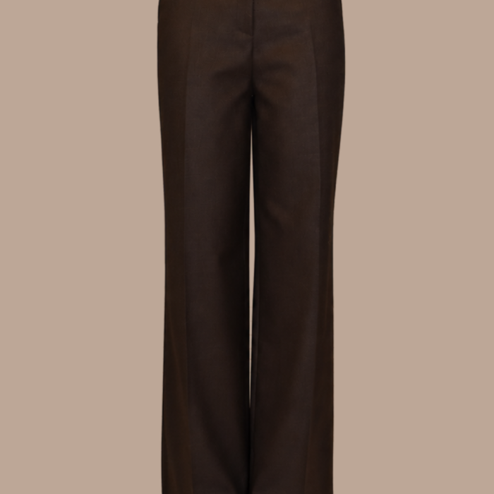 Pantalone misto lana a gamba larga ANITIE'